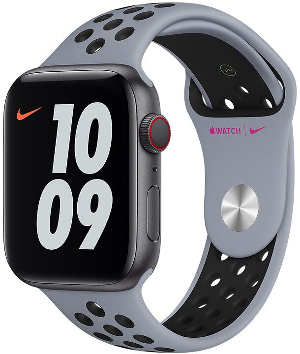 Apple řemínek Nike pro Watch Series, sportovní, 44mm, šedá_686650242