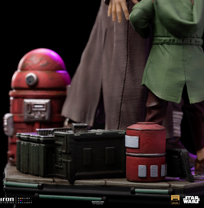 Figurka Iron Studios Star Wars - Obi-Wan and Young Leia Deluxe Art Scale 1/10_1035847145
