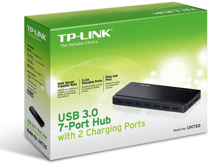 TP-LINK UH720, USB 3.0 Hub, 7 portový_1837870111