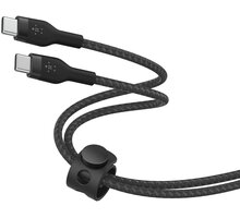 Belkin odolný kabel USB-C BOOST CHARGE™ PRO Flex, 3m, černá CAB011bt3MBK