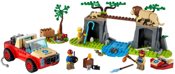 Extra výhodný balíček LEGO® City 60307 Záchranářský kemp a 60301 Záchranářský teréňák_115637375