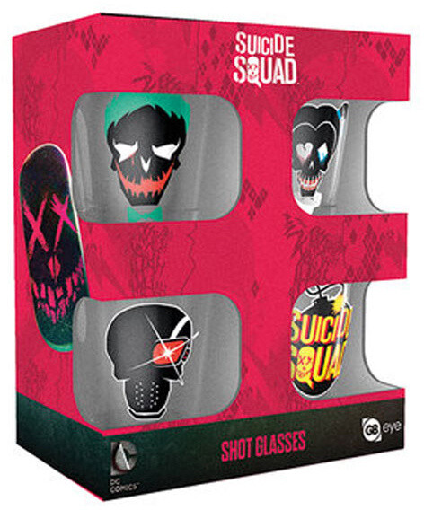 Skleničky DC Comics - Suicide Squad Skulls