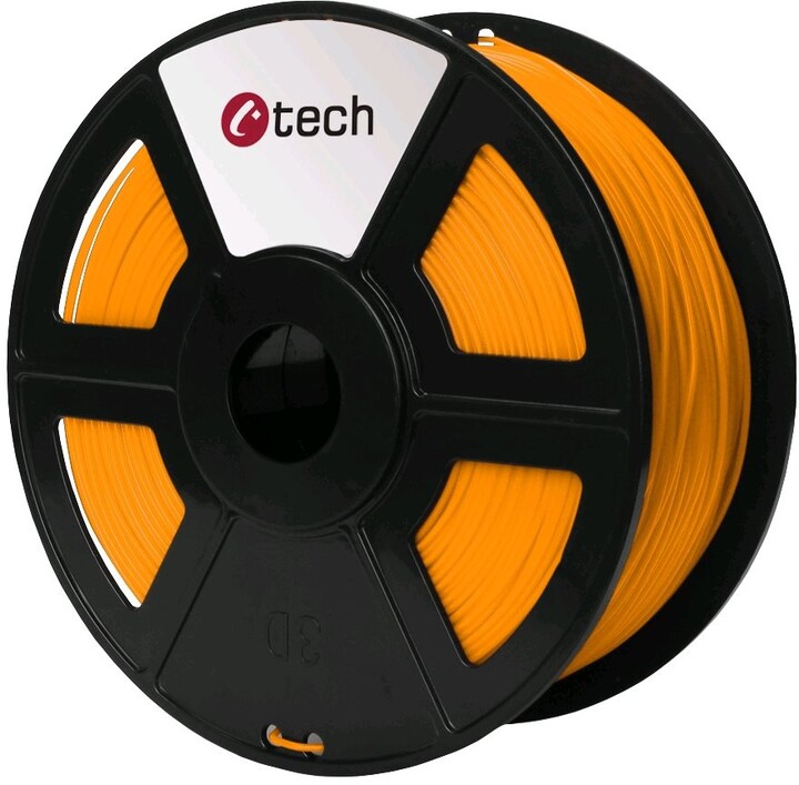 C-TECH tisková struna (filament), ASA, 1,75mm, 1kg, oranžová_1343317432