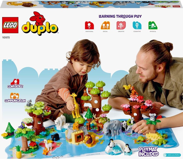 Extra výhodný balíček LEGO® DUPLO® 10975 Divoká zvířata světa a 10972 Divoká zvířata oceánů_1376533117