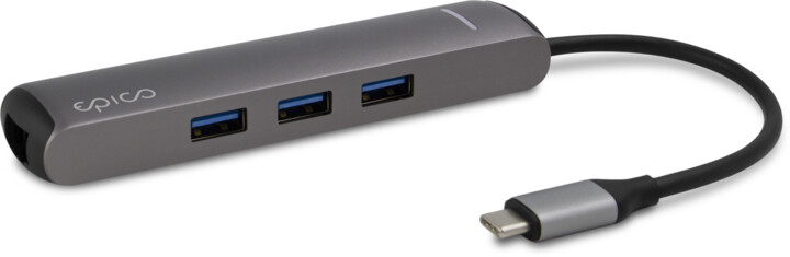 EPICO Hub Slim s rozhraním USB-C pro notebooky a tablety - vesmírně šedá_1849163354