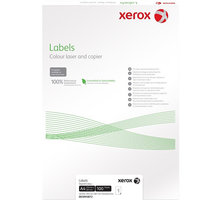 Xerox bílé samolepicí štítky pro černobílý tisk - ostré rohy, A4, 100ks, 4UP 105x148,5_2023565957
