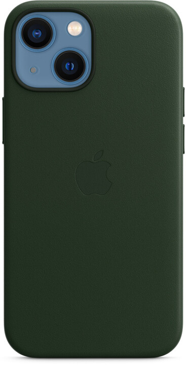 Apple kožený kryt s MagSafe pro iPhone 13 mini, sekvojově zelená_759187642