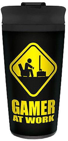 Cestovní hrnek Gaming - Gamer At Work_739276332