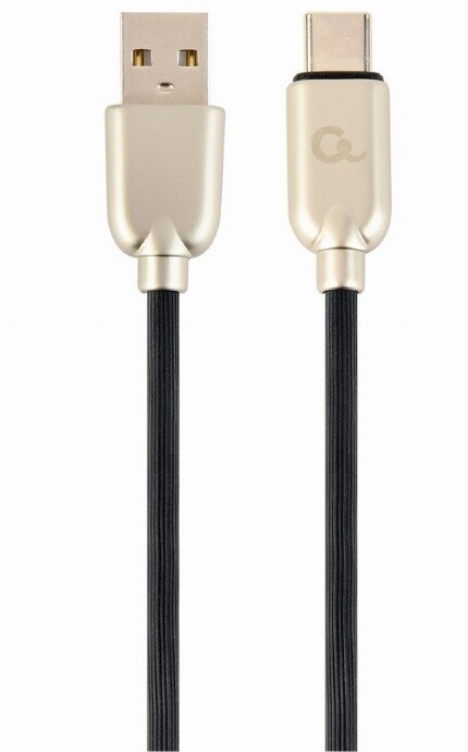 Gembird kabel CABLEXPERT USB-A - USB-C, M/M, PREMIUM QUALITY, pogumovaný, 2m, černá_214927326