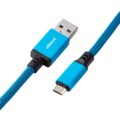 CableMod Pro Coiled Cable, micro USB/USB-A, 1,5m, Spectrum Blue_640560532