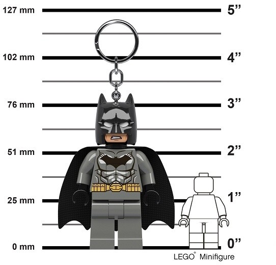 Klíčenka LEGO Batman, svítící figurka, šedá_391905235