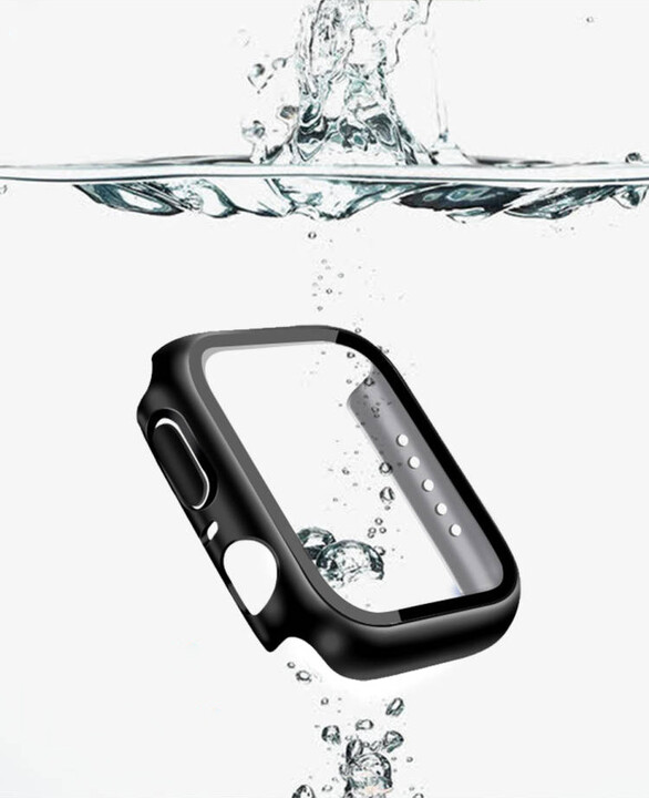 COTEetCI polykarbonátové pouzdro s ochranou displeje pro Apple Watch 7 45mm, čirá_1191895159