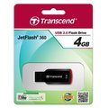 Transcend JetFlash 360 4GB, černo/červená_235302371