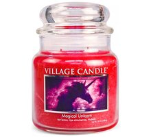 Svíčka vonná Village Candle, magický jednorožec, velká, 600 g