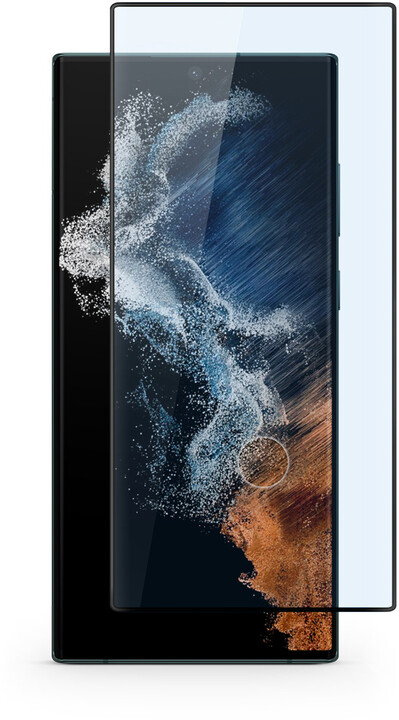 Spello by Epico tvrzené sklo s podporou otisku prstu pro Samsung Galaxy S24 Ultra 5G 2.5D, černá_158067006