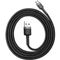 Baseus odolný nylonový kabel USB Micro 1.5A 2M, šedá + černá_1343813239