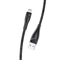USAMS SJ399 U41 Braided datový kabel microUSB 3m, černá (EU Blister)_2044207407