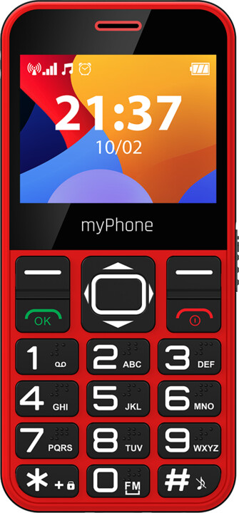myPhone HALO 3, Red + stojánek_1968698270