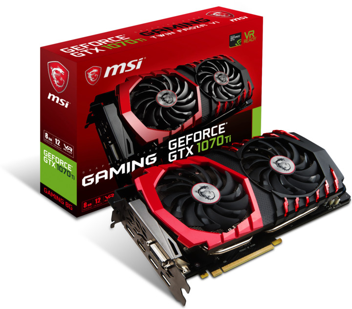 MSI GeForce GTX 1070 Ti GAMING 8G, 8GB GDDR5_1391626276
