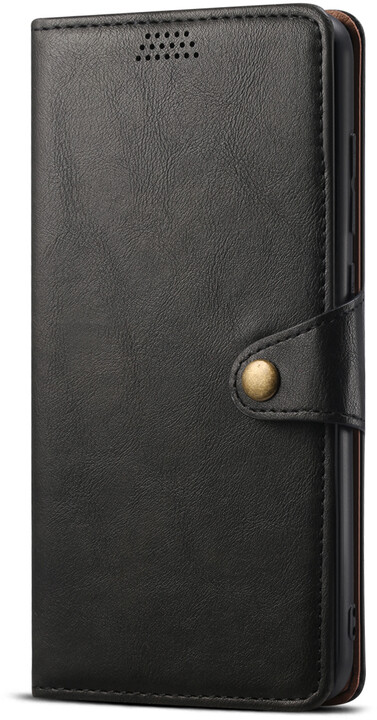 Lenuo Leather flipové pouzdro pro Xiaomi Redmi Note 11/11S, černá_352308189