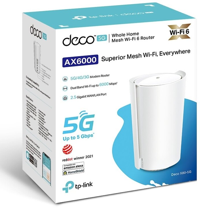 TP-LINK Deco X80-5G Whole Home Wi-Fi 6 System_34077894