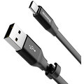 Baseus nabíjecí / datový kabel Nimble Series USB-A - USB-C, plochý, 23cm, černá_1651148962