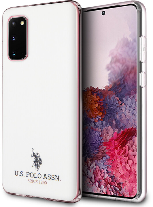 U.S. Polo ochranný kryt Small Horse pro Samsung Galaxy S20, bílá_1083217824