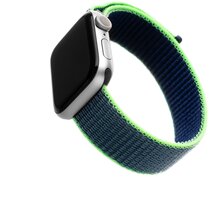 FIXED nylonový řemínek pro Apple Watch, 38/40mm, neonově modrá_1122129680