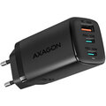 AXAGON síťová nabíječka GaN, USB-A, 2x USB-C, PD3.0/QC4+/PPS/Apple, 65W, černá_1314754931