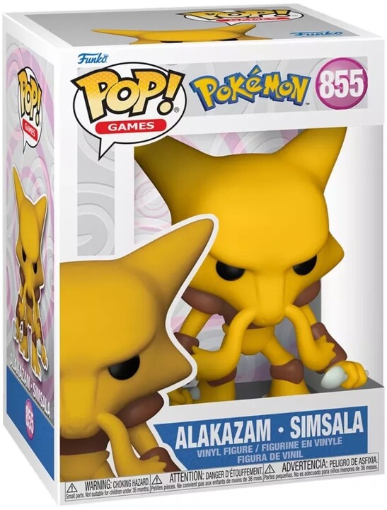Figurka Funko POP! Pokémon - Alakazam (Games 855)_242808867