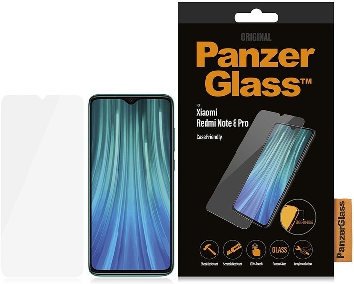 PanzerGlass Edge-to-Edge pro Xiaomi Redmi Note 8 Pro, čiré_1264692316