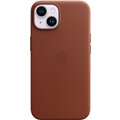 Apple kožený kryt s MagSafe pro iPhone 14, cihlově hnědá_930693495