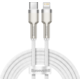 BASEUS kabel Cafule Series, USB-C - Lightning, M/M, nabíjecí, datový, 20W, 2m, bílá_148440093
