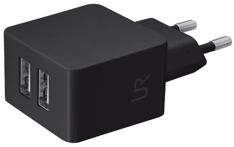 Trust USB nabíječka 5W, 2xUSB 1A, černá_712786462