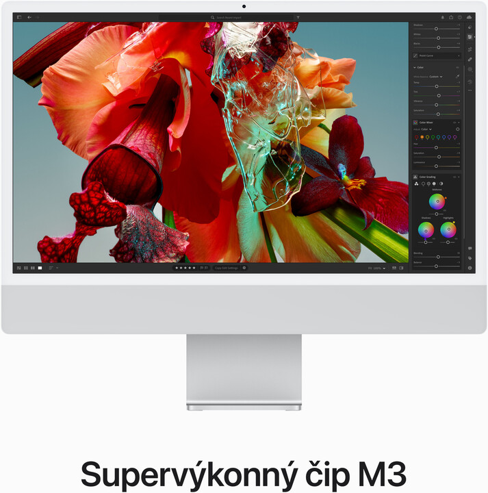 Apple iMac 24&quot; 4,5K Retina /M3 8-core/8GB/256GB SSD/8-core GPU, stříbrná_873032151
