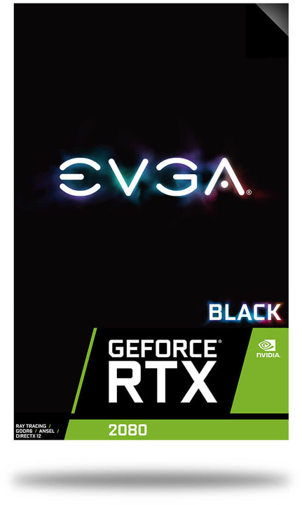 EVGA GeForce RTX 2080 BLACK EDITION GAMING, 8GB GDDR6_1995401164
