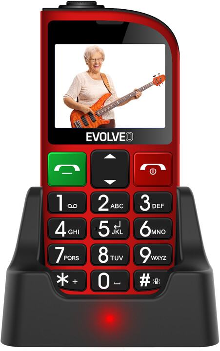 Evolveo EasyPhone FM SGM EP-800-FMR, Red_1723802681