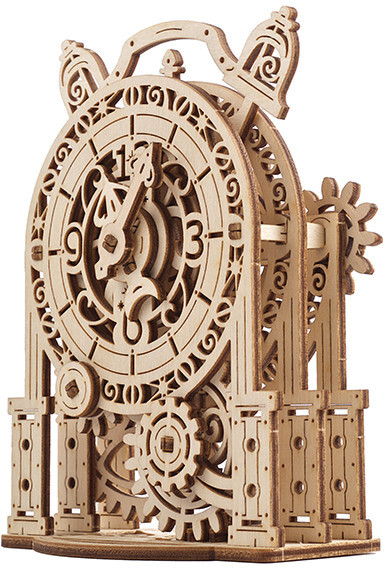 UGEARS stavebnice - Vintage Alarm Clock, dřevěná_263838018