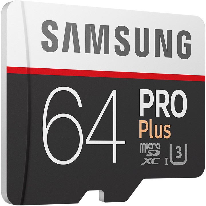 Samsung Micro SDXC 64GB PRO Plus UHS-I U3 + SD adaptér_1398860771