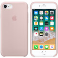 Apple silikonový kryt na iPhone 8/7, pískově růžová
