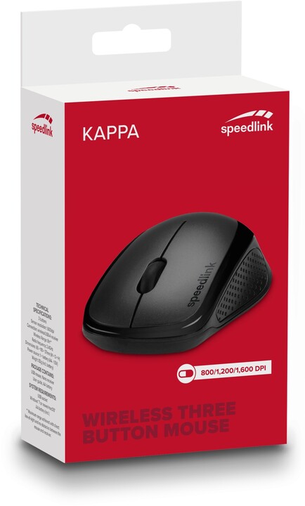Speedlink Kappa, černá_607023466
