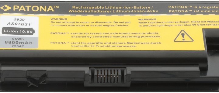 Patona baterie pro ACER, ASPIRE 5220 / 5920 8800mAh Li-Ion 10,8V_1889836581