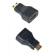 Gembird CABLEXPERT kabel HDMI na HDMI mini-C, F/M, zlacené kontakty, černá