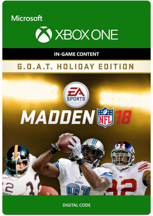 : Madden NFL 18: G.O.A.T. Edition - Xbox One : Madden NFL 18 -  G.O.A.T. Edition: Video Games