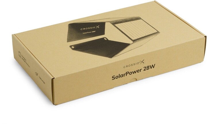 CROSSIO solární panel SolarPower 28W 2.0, 1x USB-A, 1x USB-C_853920116