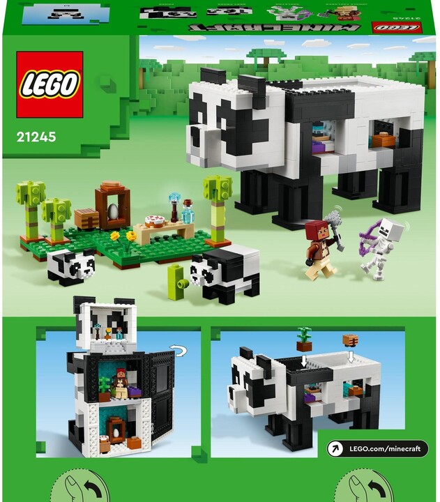 Extra výhodný balíček LEGO® Minecraft® 21245 Pandí útočiště a 21241 Včelí domek_1910988323