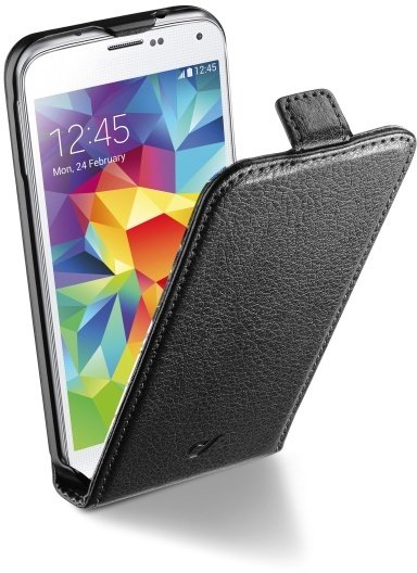 CellularLine Flap Essential pouzdro pro Galaxy S5, černá_233863737