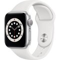 Apple Watch Series 6, 40mm, Silver, White Sport Band_1736147081