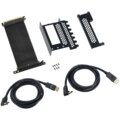 CableMod vertikale vertikální držák grafické karty s PCIe x16 Riser Cable, 2x DisplayPort - černá_835102180