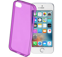 CellularLine COLOR barevné gelové pouzdro pro Apple iPhone 5/5S/SE, fialové_1241407609